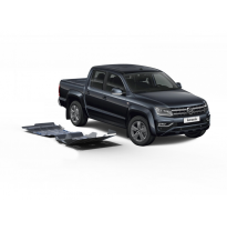 Protector Aluminio 4 mm Rival kit completo sin depósito (2 uds.) Volkswagen Amarok  2,0TDI; 3,0TDI 2016-2021