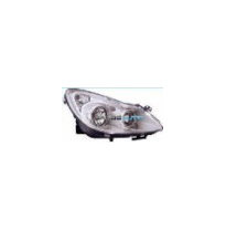 Opel Corsa 06-*Faro Dch Con Regulacion Elect Int Cromado
