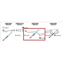 Alfa 156 1.6/8i 2.0 Kat*tubo Del