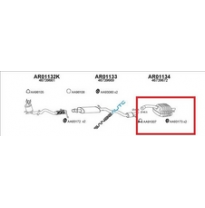 Alfa 147 2.0 16v 00-*Escape Tras