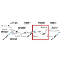 Audi 80 84-*Escape Tras (1.3/6)