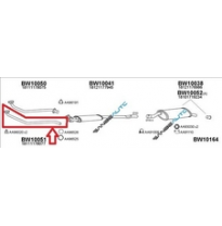 Bmw 324d 85-* Tubo Colector