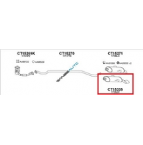 Citroen Saxo 1.4i 99-04*silencioso Tras