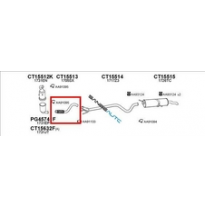 Citroen Xsara Picasso 1.6hdi 04-*Tubo Delantero