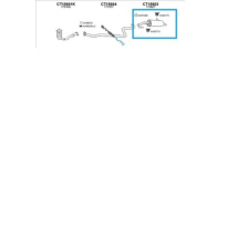 Citroen C2/C3 1.1i 05-*Escape Trasero