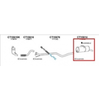 Citroen Berlingo 1.6/2.0 02-*Escape Trasero