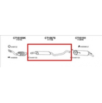 Citroen Xantia 2.0i 95-01*silencioso Delantero