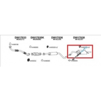 Daewoo Lanos 1.3/5/6 3vol*sil Tras