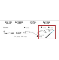 Daewoo Nubira 2.0i Kat 97-*Sil Tras