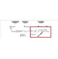 Fiat Uno 70 89-* Escape Tras