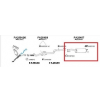 Fiat Doblo 1.2 01-*Silenciador Trasero