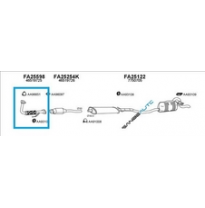 Fiat Punto 60/70 1.7td 99-*Tubo Colector