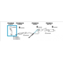 Ford Fiesta 1.1i Kat -94*tubo Colector