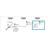 Ford Fiesta 1.3 91-*Escape Tras