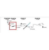 Ford Mondeo 2.0td 00-*Tubo Colector