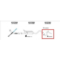 Hyundai H100 2.5d 93-*Tubo Salida