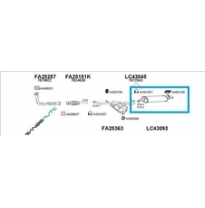 Lancia Dedra 1.6ie 89-*Escape Tras