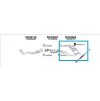 Mercedes 200/220 92-*Escape Tras