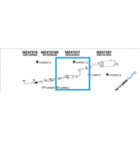 Mazda 323 1/3-6/80*sil Tras