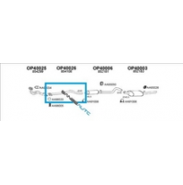 Opel Corsa 1.3s Tr 83-*Tubo Esc Interior