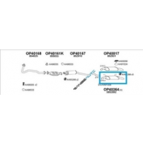 Opel Astra 96-98*silencioso Tra 1.4i Kat