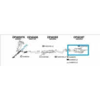 Opel Astra G 1.8/2.0 98-*Escape Tras