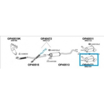 Opel Corsa 1.2/1.4 2000-*Sil Tras