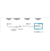 Peugeot 106 91-*Escape Tras (Xsi)