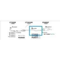 Peugeot 106 1.0/1.1i Kat 96-*Tubo Intern