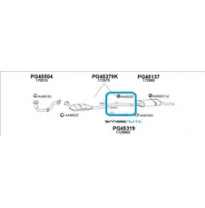 Peugeot 309 90-*Tubo Interior (1.1i)