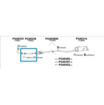 Peugeot 206 Xs 1.1 98-*Tubo Frente