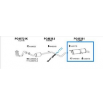 Peugeot 307 1.4/1.6 01-*Escape Tras