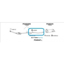 Peugeot 206 1.9d Kat 98-*Tubo Interno