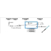Peugeot 206 1.1/4 98-*Tubo Interno