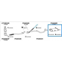 Peugeot 206 2.0 Hdi Sw 02-*Silen Tras