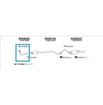 Renault Super 5 87-*Tubo Colector