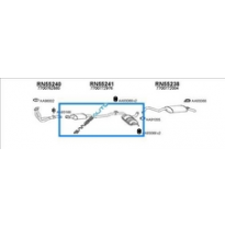 Renault 21 86-89*silenciador Medio