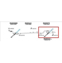 Renault Clio 1.4/6/1.5dci 01-*Escape Trasero