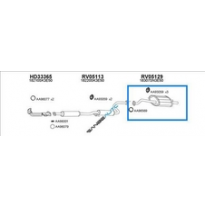 Rover 416 1.6i 16v 89-*Escape Tras