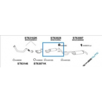 Seat Cordoba 1.4/6/9 Glx*silenciador Int