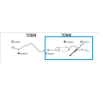 Toyota Hilux 83/85*silencioso Tras