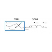 Toyota Hilux Ln56 83-*Tubo Colector