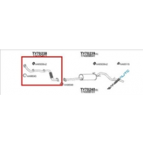 Toyota Hilux Ln85 88-*Tubo Colector