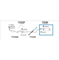 Toyota Yaris 99-*Escape Trasero