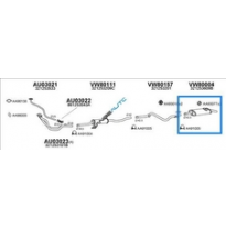 Vw Passat -88 *Escape Tras