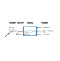 Volkwagen Golf 1.1/3/6/8 83-86*sil.Del