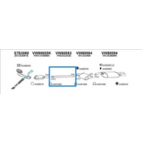 Vw Golf Iii 1.9td Cat. 91-*Tubo Medio