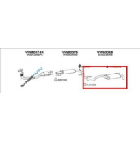 Vw Polo 1.4i 1.6v 96-99*silenc Trasero