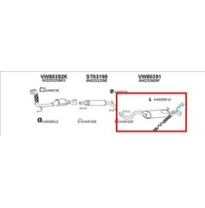 Vw Polo 1.4/1.7/1.9 D 00-*Sil Tras