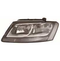 Audi Q5 08-*Faro Izq Con Regulacion Electrica (Con Motor) Interior Negro H7